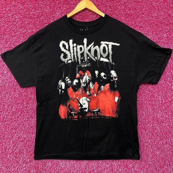 Slipknot Heavy Metal Band Self-Titled Album Cover Art T-Shirt XL - Picture 1 of 5